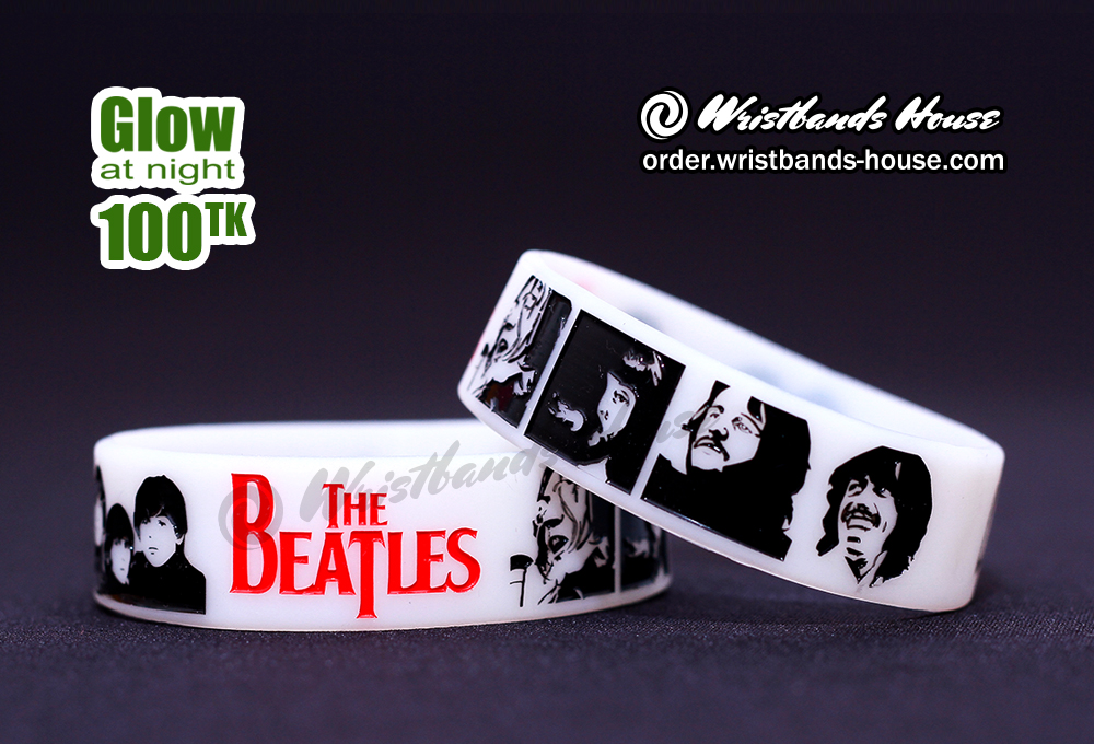 The Beatles White Glow 3/4 Inch